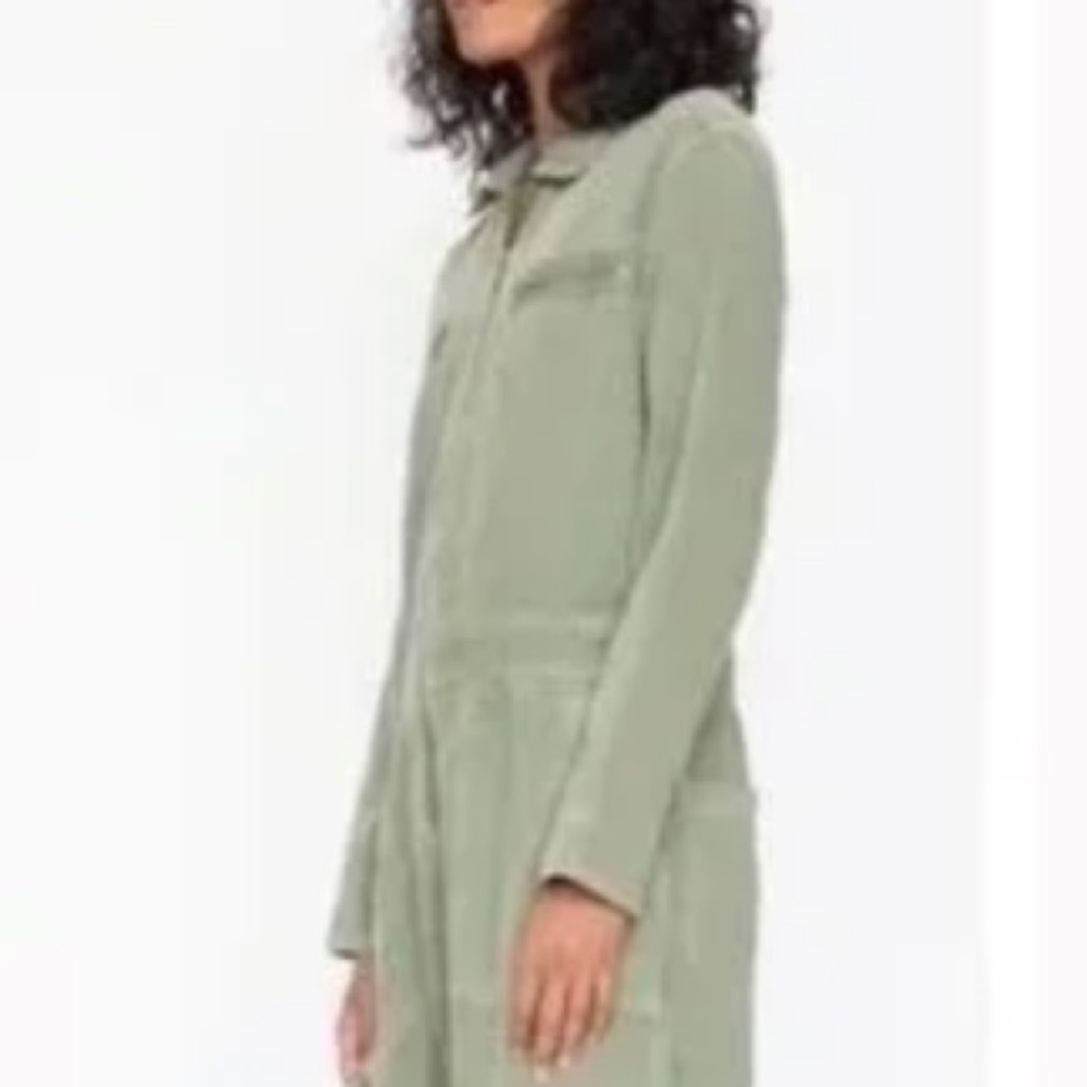 Sandrine Rose xFree People Army Zippers & Pockets Coverall Jumpsuit SzXS or SzS - Picture 7 of 16